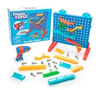 Learning Resources Design & Drill Marble Maze, Fine Motor Skills Construction Toy Marble Run