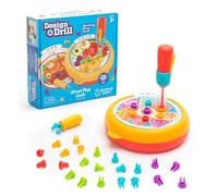Learning Resources Design & Drill Rivet Pop Cafe, Ages 3+, 44-Piece STEM Toy with Hand-Powered Rivet Popper, Fine Motor Skills Toys, Sensory Toys