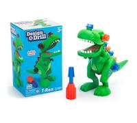 Learning Resources Design & Drill T-Rex Dinosaur Take Apart Toy with 12 Pieces & Screwdriver - STEM Toy, Science, Dinosaur Toy, Kids Gift Ages 3 4 5+,