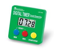 Learning Resources Digital Timer Count Down/Up Seconds/Minutes Easy-to-use