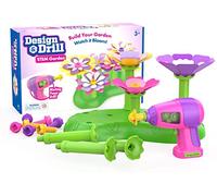 Learning Resources EI-4143 Design STEM Garden, Flower Building Drill, 37 Piece Set, Fine Motor Skills Construction Toy, Multicoloured