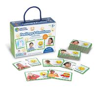 Learning Resources Feelings & Emotions Puzzle Cards, 48 Pieces, Social Skills, Speech Therapy Materials, Social Emotional Learning Toys and Games for Kids, Ages 3+