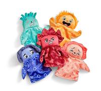 Learning Resources Feelings Family Hand Puppets Loved, Nervous, Frustrated, Lonely & Excited, Social Skills Activities, Sensory Toys for Autism, Ages 18 months+