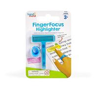 Learning Resources FingerFocus Highlighter, Guided Reading Strips, Reading Pointers for Kids, Dyslexia Overlays, ADHD Tools, Special Education School Supplies, Teacher Classroom Must Haves
