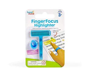 Learning Resources FingerFocus Highlighter, Guided Reading Strips, Reading Pointers for Kids, Dyslexia Overlays, ADHD Tools, Special Education School Supplies, Teacher Classroom Must Haves