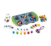 Learning Resources Fingertip Educational Divide and Count Mini Muffins Math Set