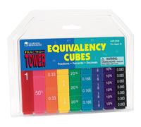 Learning Resources Fraction Tower Cubes Visual Math Fractions Toy
