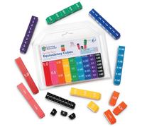 Learning Resources Fraction Tower Equivalency Cubes, Ages 6+, 51 Pieces | Mix, stack, and compare with visual colour-coded fractions, learn decimals and percentages hands on, year 3 & 4 maths