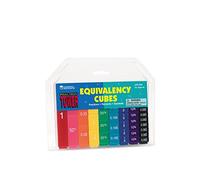Learning Resources Fraction Tower Equivalency Cubes - 51 Pieces, Ages 6+ Maths Learning Toys for Kids, Math Classroom and Homeschool Accessories, Fractions Learning for Kids,Back to School Supplies