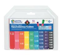 LEARNING RESOURCES LER2509 FRACTION TOWER CUBES FRACTION EQUIV