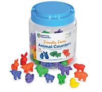 Learning Resources Friendly Farm Animal Counters (Set of 72)
