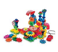 Learning Resources Gears! Gears! Gears! Lights & Action Motorised Building Set, Gears & Construction Toy, STEM Toys, Gears for Kids