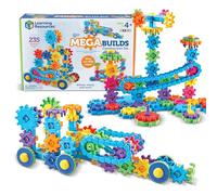 Learning Resources Gears! Gears! Gears! Mega Builds, STEM Gears Building Set, 235 Pieces, Ages 4+