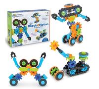 Learning Resources Gears! Gears! Gears! Robots in Motion Building Set, Robot Toy, STEM Robot, Engineering Toy,