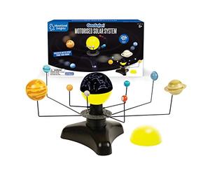 Learning Resources GeoSafari Motorized Solar System, Ages 8+, STEM Space Toy for Kids, Planetarium Projector, Rotating Model with Star Dome