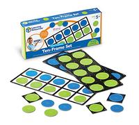 Learning Resources Giant Magnetic Ten Frame Set, Set of 4, Ages 5+, Classroom Math Set, Magnetic Whiteboard Set, Classroom Demonstration