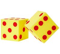 LEARNING RESOURCES LER0411 GIANT SOFT CUBES DOT-2/PK 5 SQUARE