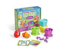 Grab That Monster Fine Motor Activity Set, Fine Motor Skills Games for Toddlers, Occupational Therapy Toys, Preschool