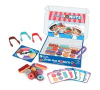 Learning Resources Grab That Donut! 39 Pieces Ages 3+ Fine Motor Game Toddler Learning Toys Toddler Toys Educational Games for Kids Preschool Gam