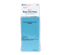 Learning Resources Grooved Plastic Base Ten Flats (Set of 10)
