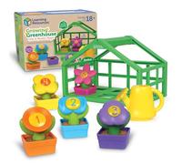 Learning Resources Growing Greenhouse Colour & Number Playset, Ages 18 Months+, Preschool Learning Activities, Toddler Learning Toys 2-4, Montessori Toys, Sustainable Toys