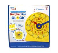 Learning Resources Hand2Mind Magnetic 24-Hour Number Line Clock Teaching Aid