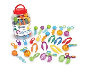 Learning Resources Helping Hands Fine Motor Tools Classroom Set, Ages 3+ | Discover fine motor skills activities with 24 classroom tools that build hand strength, coordination & pencil grip readiness