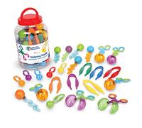 Learning Resources Helping Hands Fine Motor Tools Classroom Set, Toddler Learning Toys, Teacher Resources for Classroom, Sensory Toys for Toddlers, 24 Pieces Ages 3+
