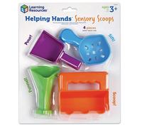 Learning Resources Helping Hands Sensory Scoops, 4 Pieces, Ages 3+, fine Motor Skills Toys for Children, Toddler Water and Sand Play Set