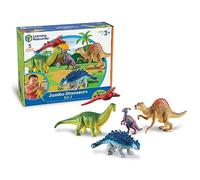 Learning Resources Jumbo Dinosaurs Set 2 Multicoloured LER0837 | Kids Dinosaur Toys, Large Dinosaur Figures, Figurines for Kids, Toddler Animal Figurines, Dino Bath Toys, Play Dinosaurs