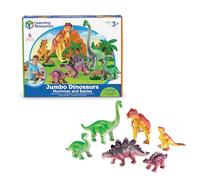 Learning Resources Jumbo Dinosaurs – Mommas and Babies T-Rex & Stegos