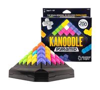 Learning Resources Kanoodle Pyramid Brain and Logic Puzzle Challenge Game, Logic Puzzle Games for Kids, 200 2D and 3D Puzzles, Ages 7+
