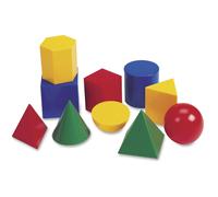 Learning Resources Large Geometric Shapes 10 Pieces 3""