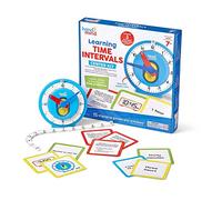 Learning Resources Learning Intervals of Time Centre Kit 16 Games and Activities, NumberLine Clock for Kids Learning To Tell Time, Math Manipulatives for Telling Time, Analogue Clock (1 Pack)