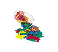 LEARNING RESOURCES LER0416 TANGRAMS CLASSPACK 4 COLORS-30 TANGRAMS