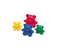 LEARNING RESOURCES LER0725 THREE BEAR FAMILY BASIC SET-80/PK 3 SIZES 4 COLORS