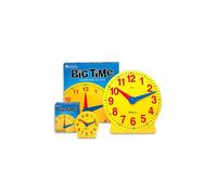 LEARNING RESOURCES LER2095 BIG TIME CLOCK STUDENT 12 HR.-5 DIAMETER PLASTIC