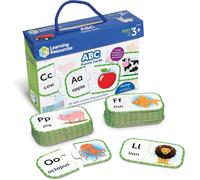 Learning Resources LER6085 Teaches Letter Recognition, Set of 26 Two-Piece Matc