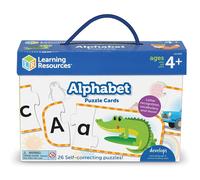 Learning Resources LER6089 Alphabet Cards, Preschool Readiness, Self Correcting Puzzles, Ages 4+