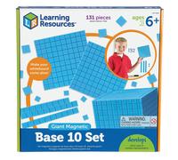 Learning Resources LER6366 Gigantic Magnetic Base Ten Set Blue 1/Each