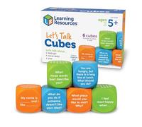 Learning Resources LER6369 LetâÃÃs Talk SEL Cubes, Multi-Color