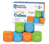 Learning Resources LER6369 LetâÃÃs Talk SEL Cubes, Multi-Color
