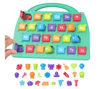 Learning Resources Lift-a-Letter Alphabet Board, ABC Learning Set Ages 3+ | ABC Learning Toy, Phonics & Letter Recognition Game, Fine Motor Skills Activity, Early Years Educational Toy