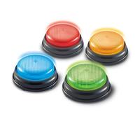 Learning Resources Lights and Sounds Buzzers, set of 4