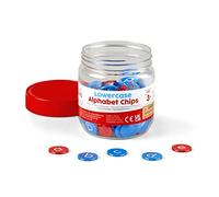 Learning Resources Lowercase Alphabet Counters, Set of 6 x 26 Counters with Consonants & Vowels for Classroom & Home Literacy Learning Activities, Ages 3+, Multicolor,One Size,94473