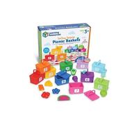 Learning Resources LRNLER6810 Sorting Surprise Picnic Basket, Multi Color