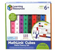 Learning Resources LSP4299-UK Maths Fluency Set-MathLink Cubes