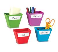 Learning Resources Magnetic Create-a-Space Storage Boxes (Set of 4)
