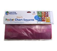 Learning Resources Magnetic Pocket Chart Squares 6 Pack Classroom Organiser