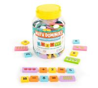 Learning Resources Math Dominoes - Addition & Subtraction, Ages 3+, Maths Games for Kids, Numbers, Operations and Picture Dominoes, Math Resources, Dominoes Game